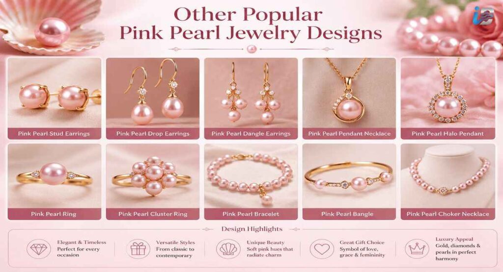 Other Popular Pink Pearl Jewelry Designs